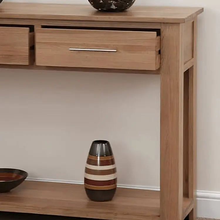 كونسول خشب سويد طبيعي 110*35*90 سم - ROD201 - Homix