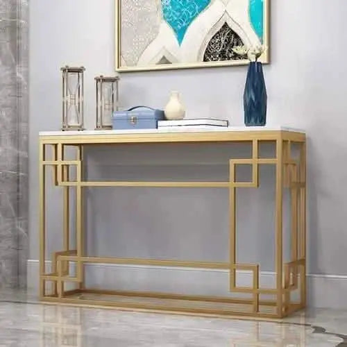 NArt61 - Metal console with marble top