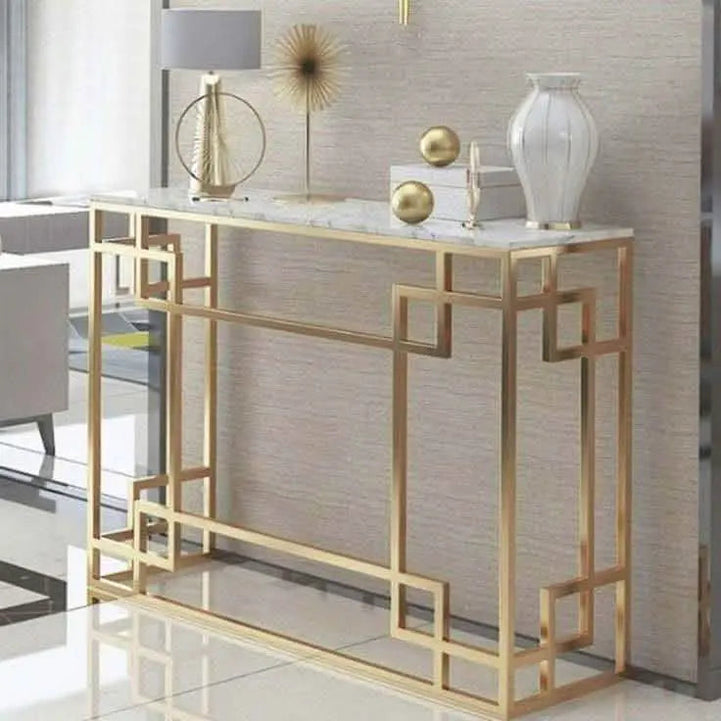 NArt61 - كونسول معدن بسطح رخام