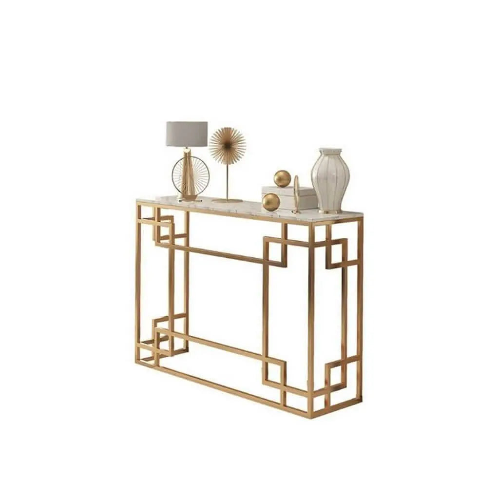 NArt61 - كونسول معدن بسطح رخام