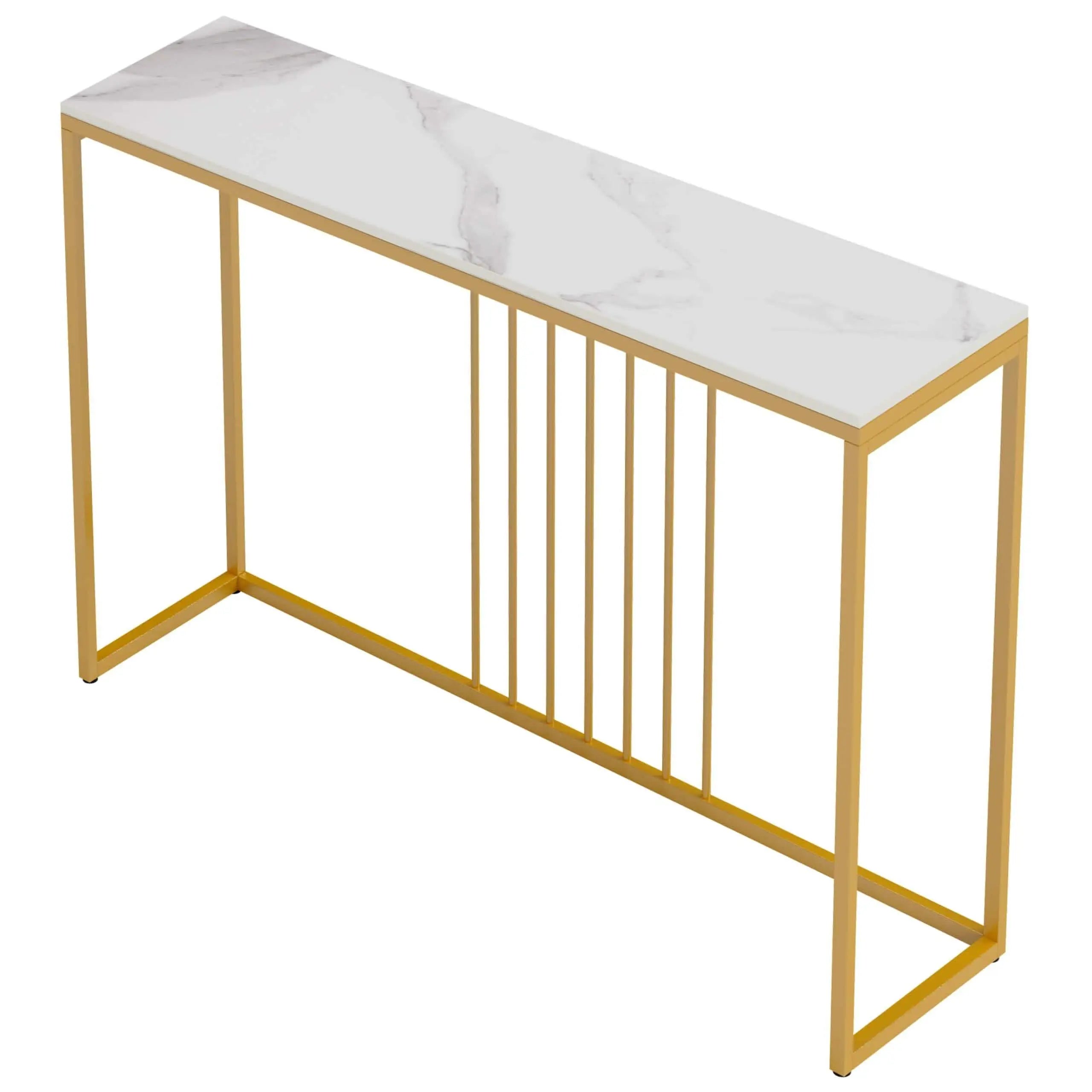 NArt43 - Metal console with marble top