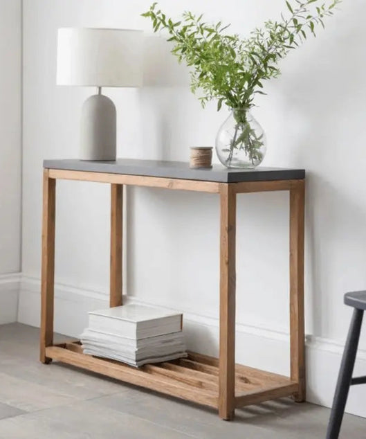 كونسول خشب سويد طبيعي 110*40*90 سم - ROD194 - Homix