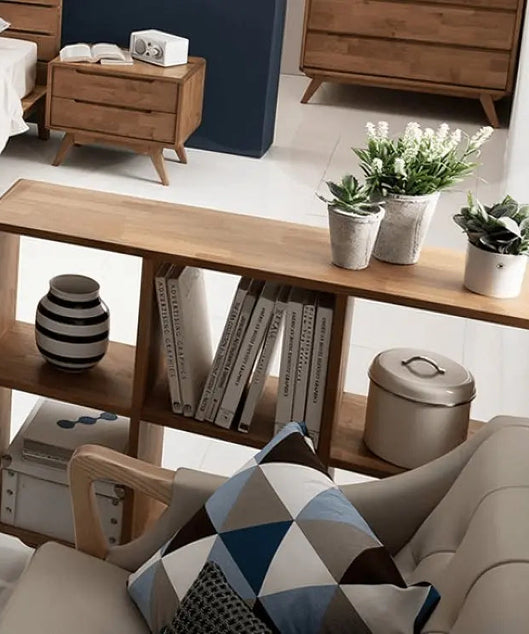 وحدة تخزين خشبية 111*30*93 سم - ROD344 - Homix