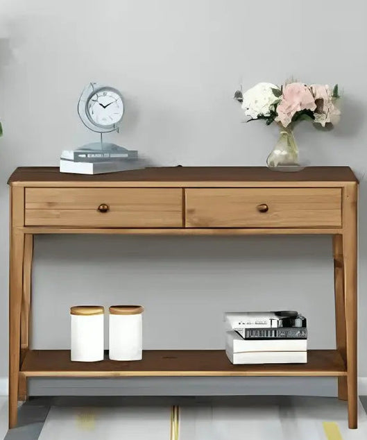 كونسول خشب سويد طبيعي 115*35*85 سم - ROD200 - Homix