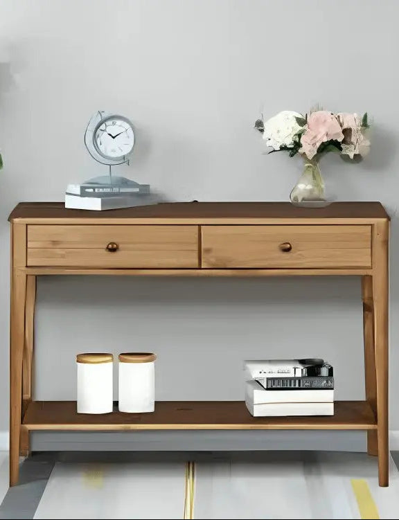 كونسول خشب سويد طبيعي 115*35*85 سم - ROD200 - Homix