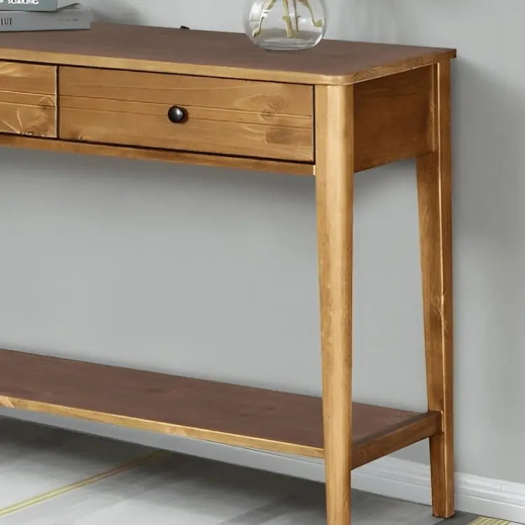 كونسول خشب سويد طبيعي 115*35*85 سم - ROD200 - Homix