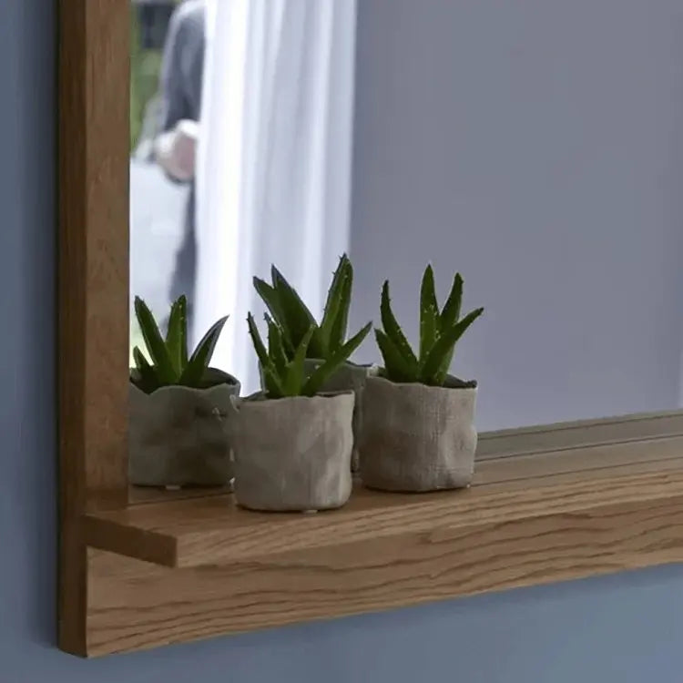 مرايا مزودة برف خشب موسكي 120*12*70 سم - ROD44 - Homix