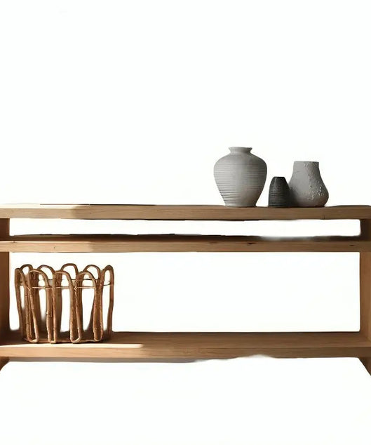 كونسول خشب سويد طبيعي 120*29*65 سم - ROD190 - Homix