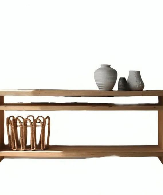 كونسول خشب سويد طبيعي 120*29*65 سم - ROD190 - Homix