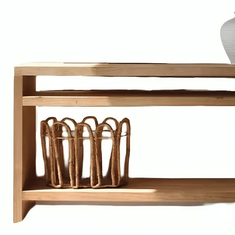 كونسول خشب سويد طبيعي 120*29*65 سم - ROD190 - Homix