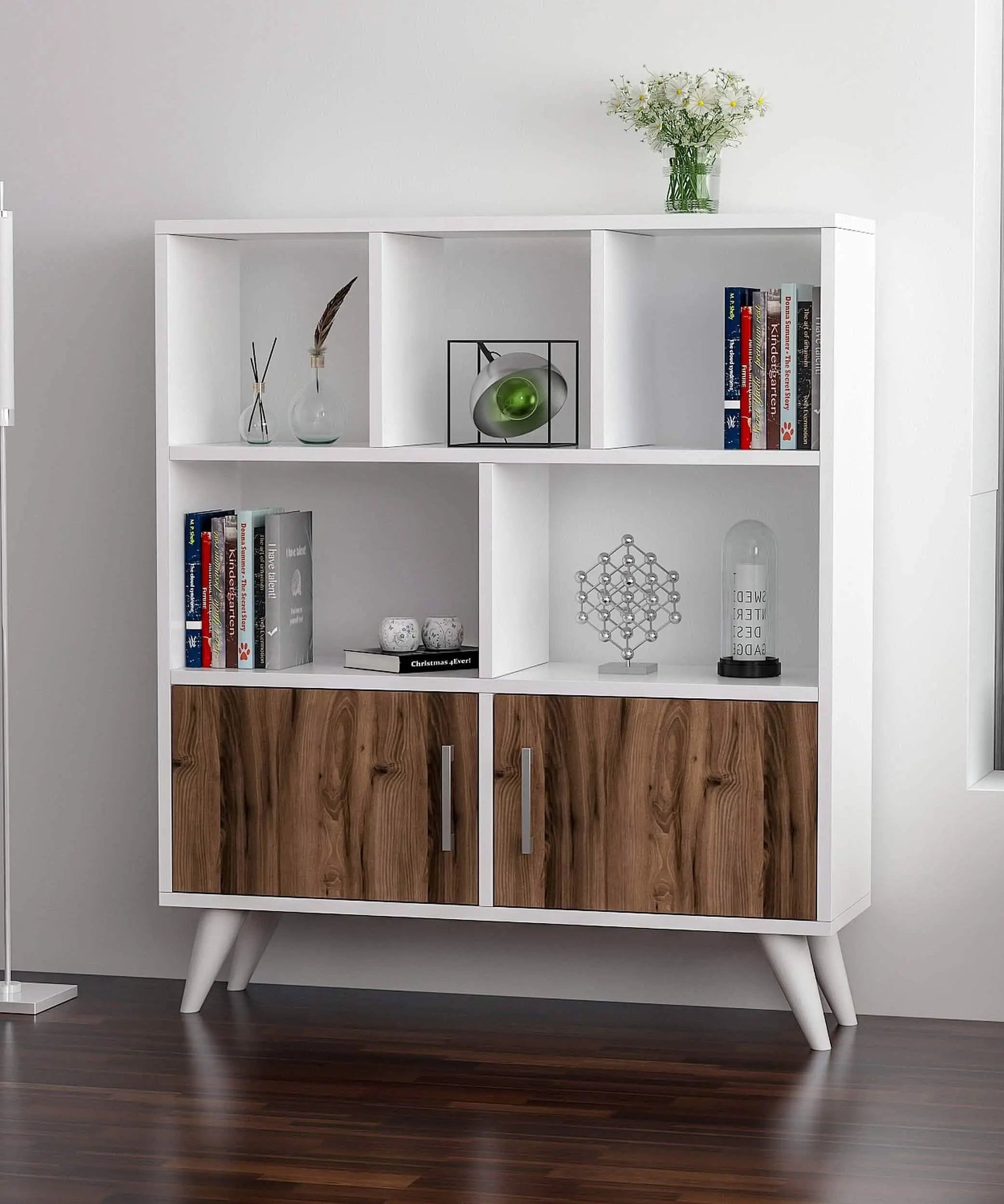 تسوق الأن من هومكس  وحدة تخزين خشبية 120*30*135 سم - ROD341 بأفضل سعر وأفضل جودة 