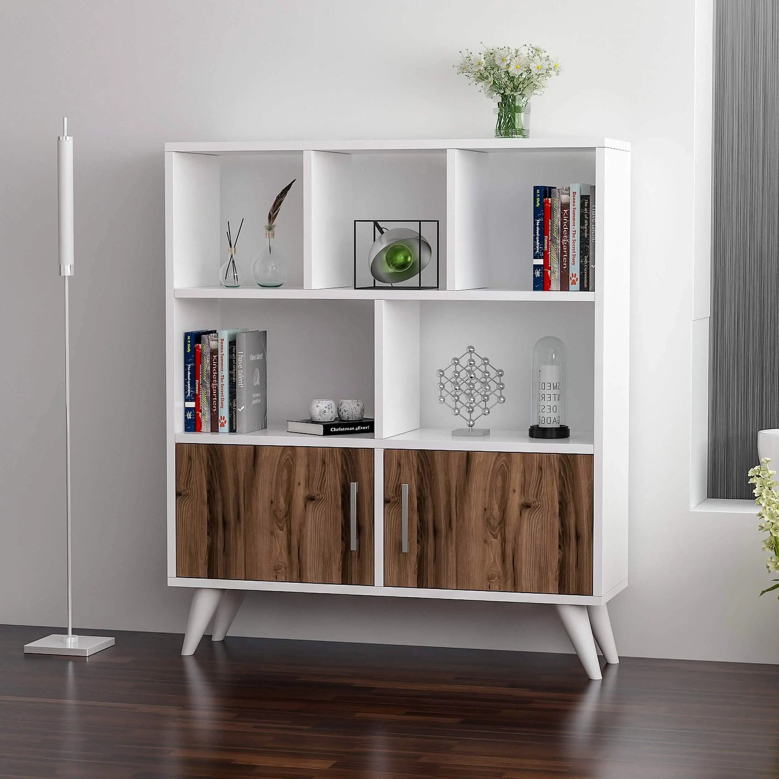 تسوق الأن من هومكس  وحدة تخزين خشبية 120*30*135 سم - ROD341 بأفضل سعر وأفضل جودة 