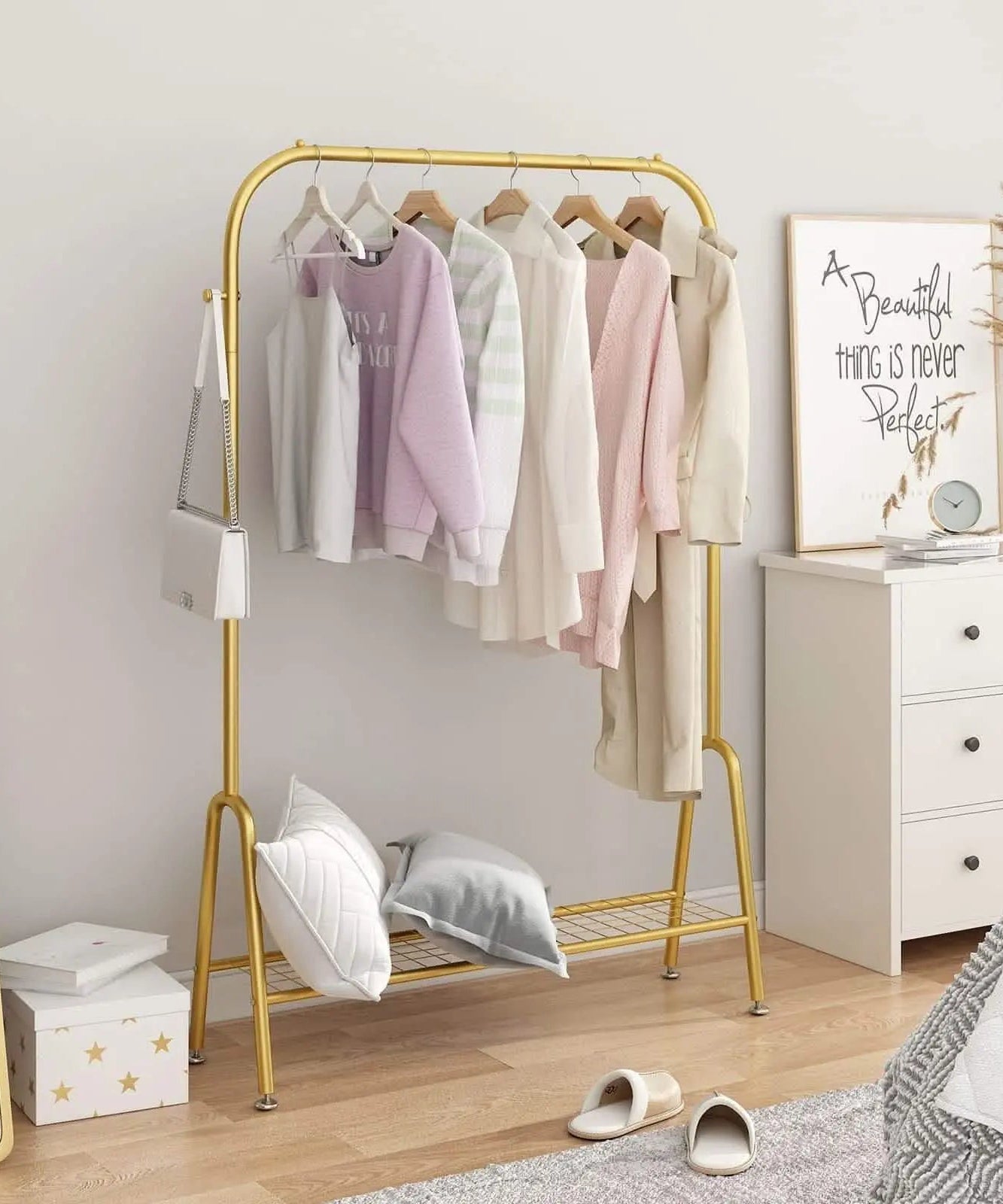 NArt42 - علاقة ملابس معدن برف