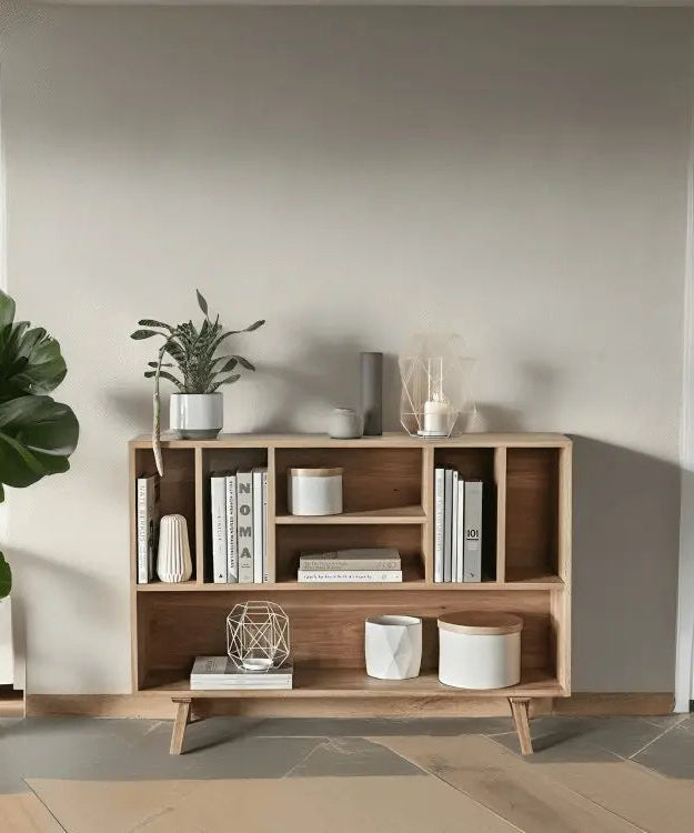 وحدة تخزين خشبية 120*30*90 سم - ROD345 - Homix