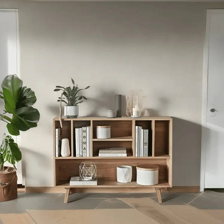 وحدة تخزين خشبية 120*30*90 سم - ROD345 - Homix