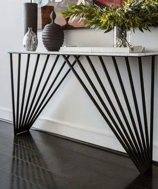 NArt97 - كونسول معدن بسطح رخام