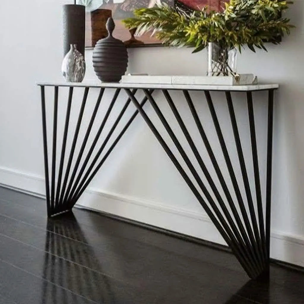 NArt97 - كونسول معدن بسطح رخام