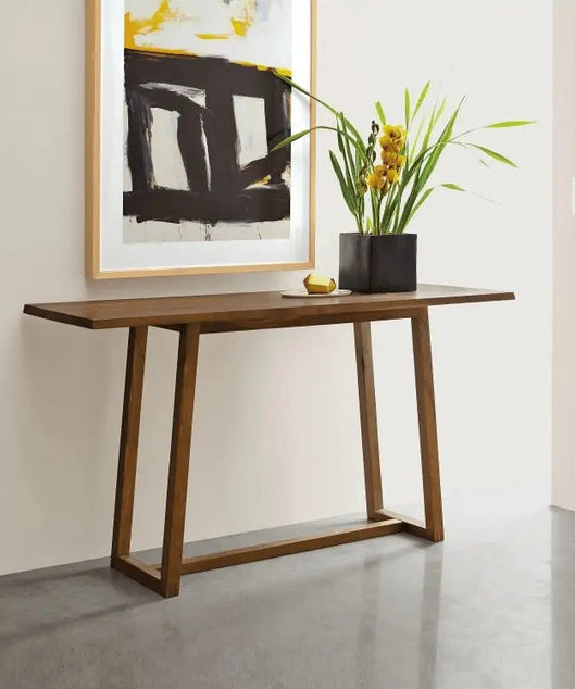 كونسول خشب سويد طبيعي 120*35*85 سم - ROD206 - Homix