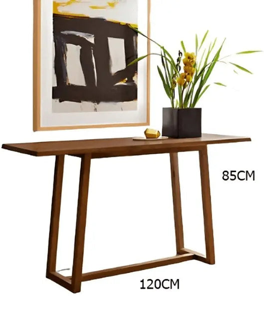 كونسول خشب سويد طبيعي 120*35*85 سم - ROD206 - Homix