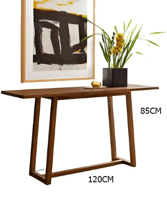 كونسول خشب سويد طبيعي 120*35*85 سم - ROD206 - Homix