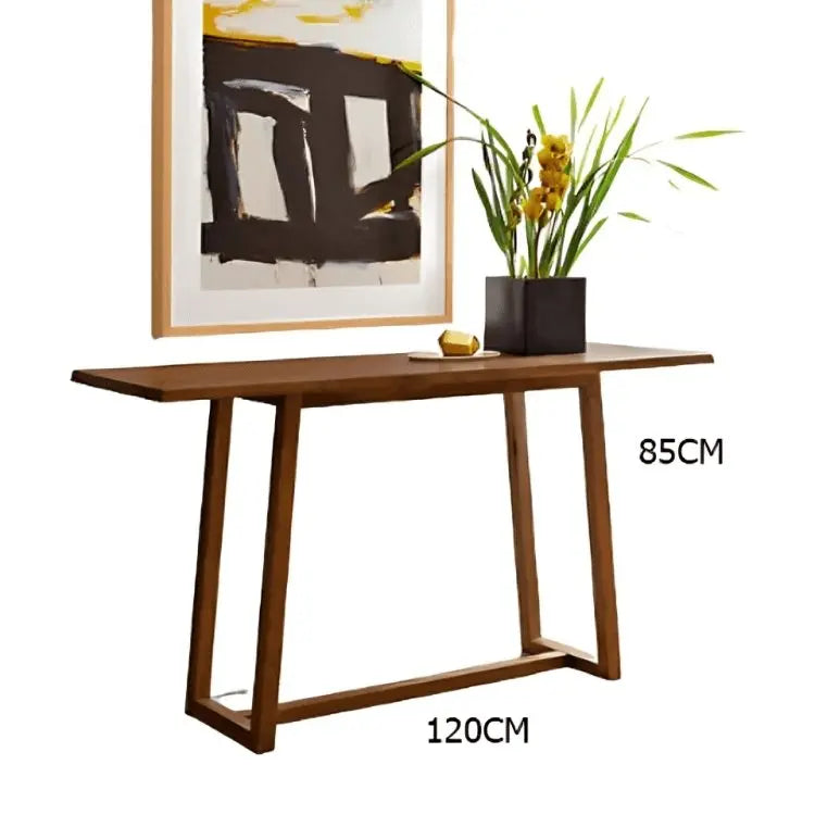 كونسول خشب سويد طبيعي 120*35*85 سم - ROD206 - Homix