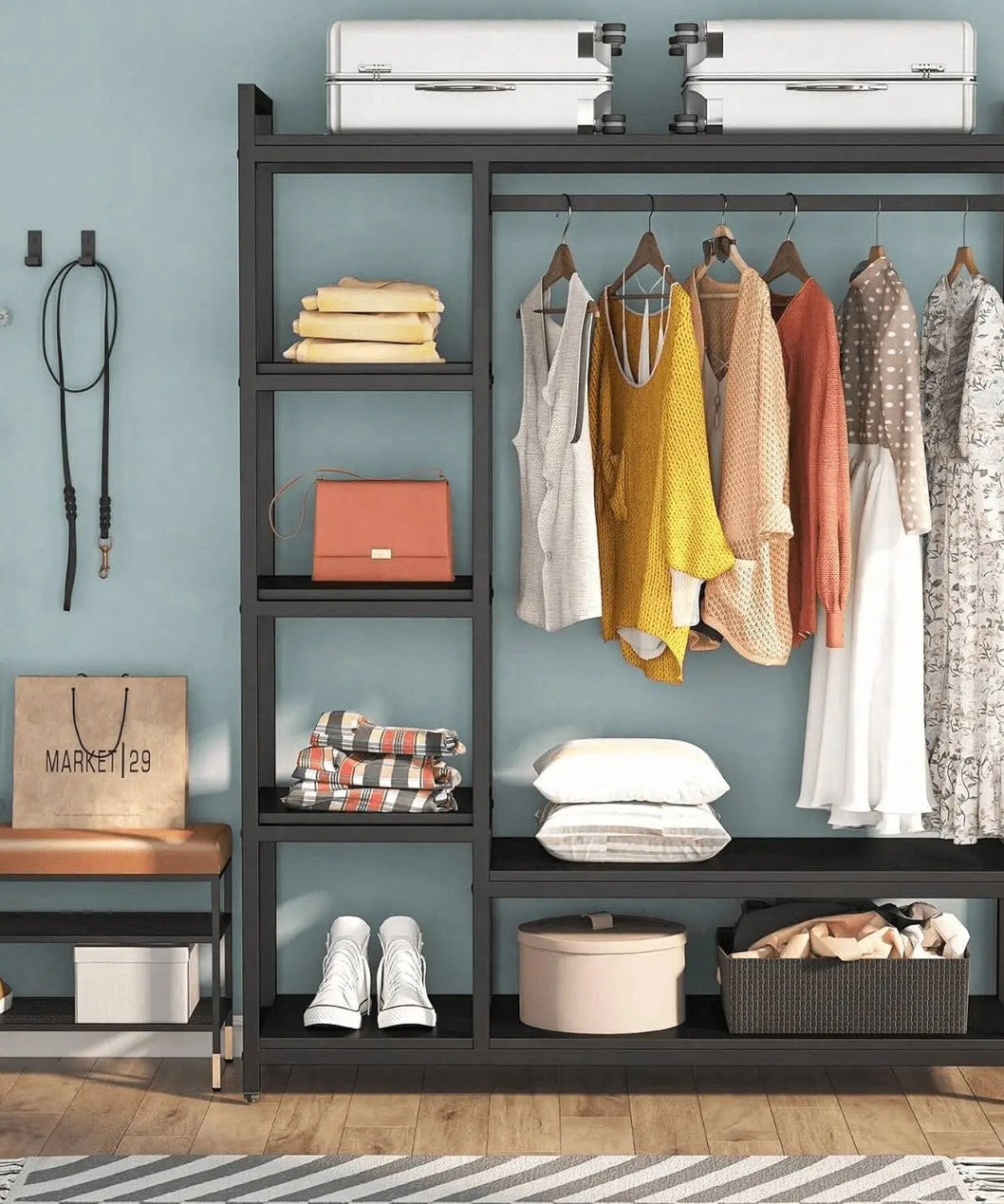 NArt53 - علاقة ملابس بارفف