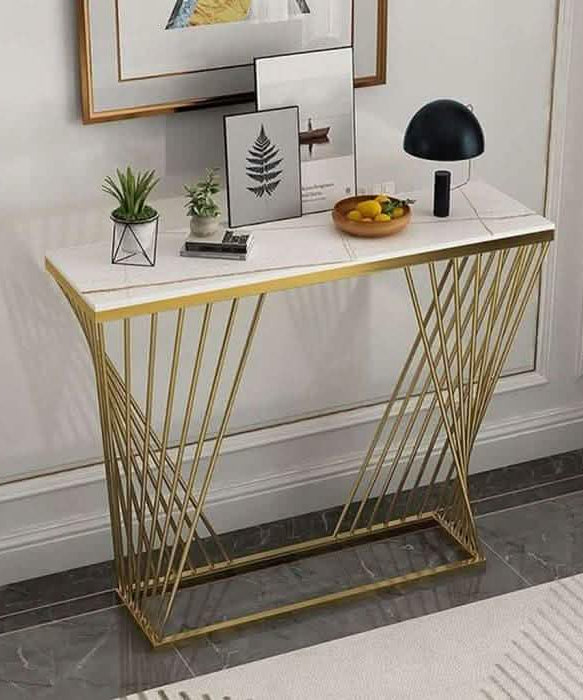 NArt38 - Marble Top Console