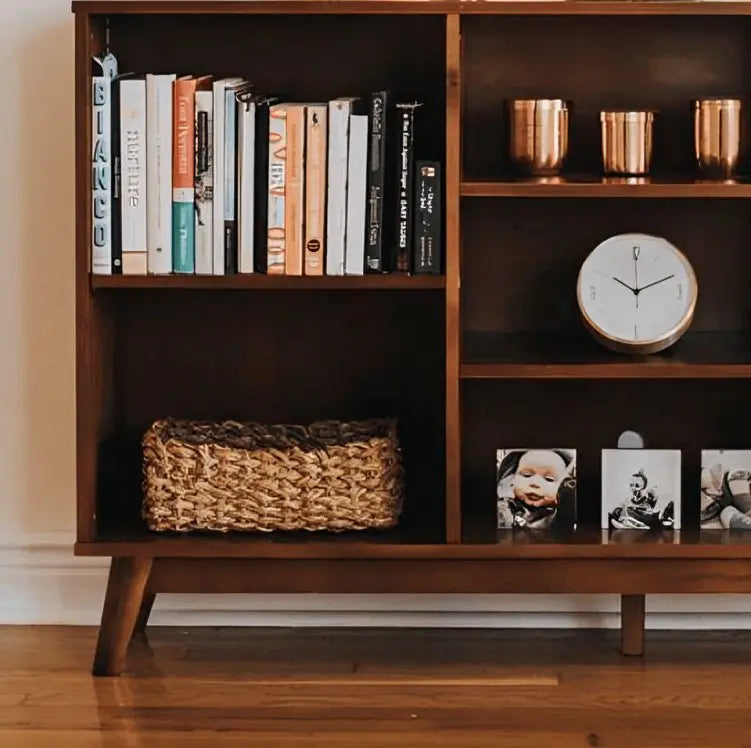 وحدة تخزين خشبية 140*35*85 سم - ROD343 - Homix