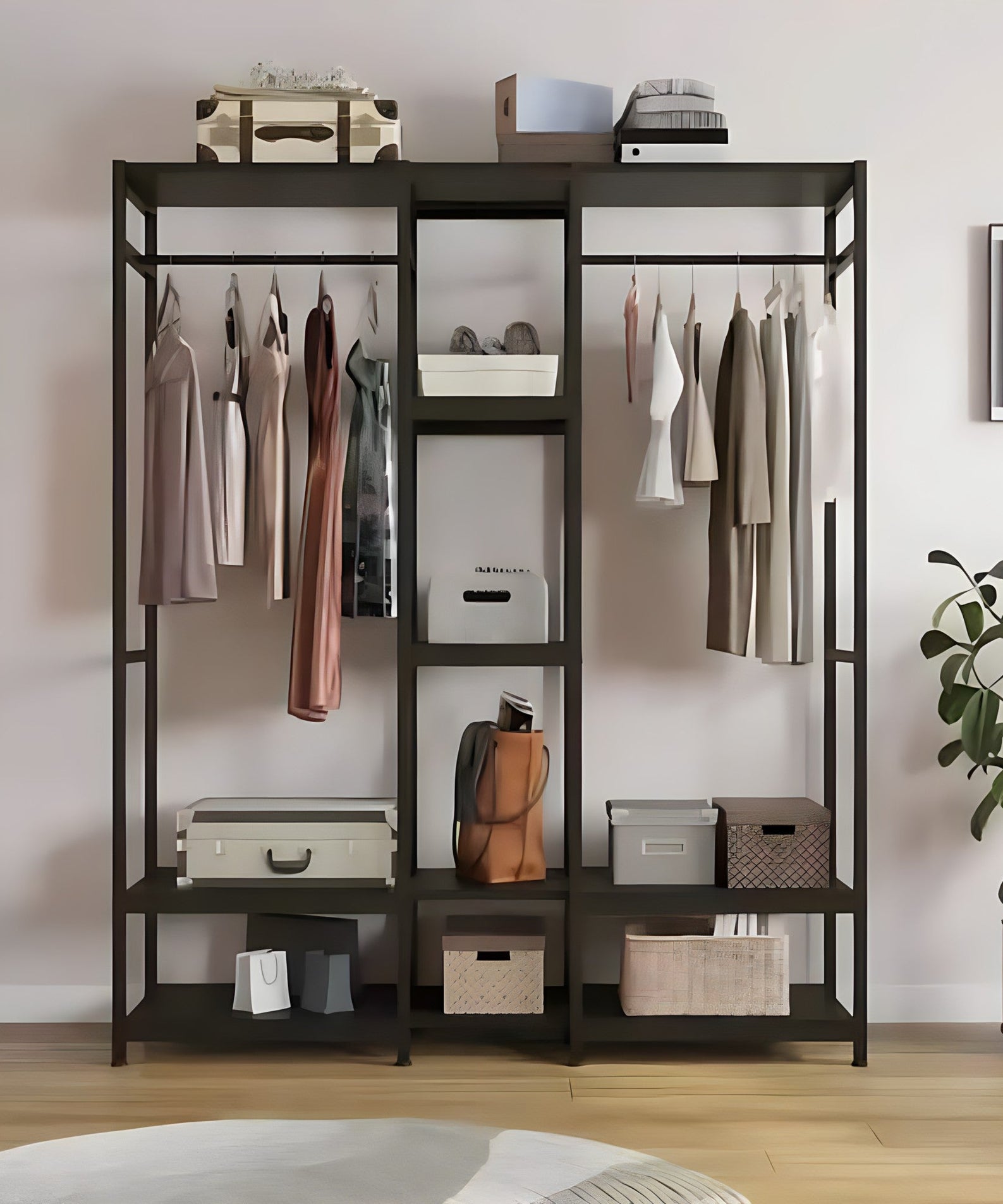 NArt52 - علاقة ملابس معدن بارفف