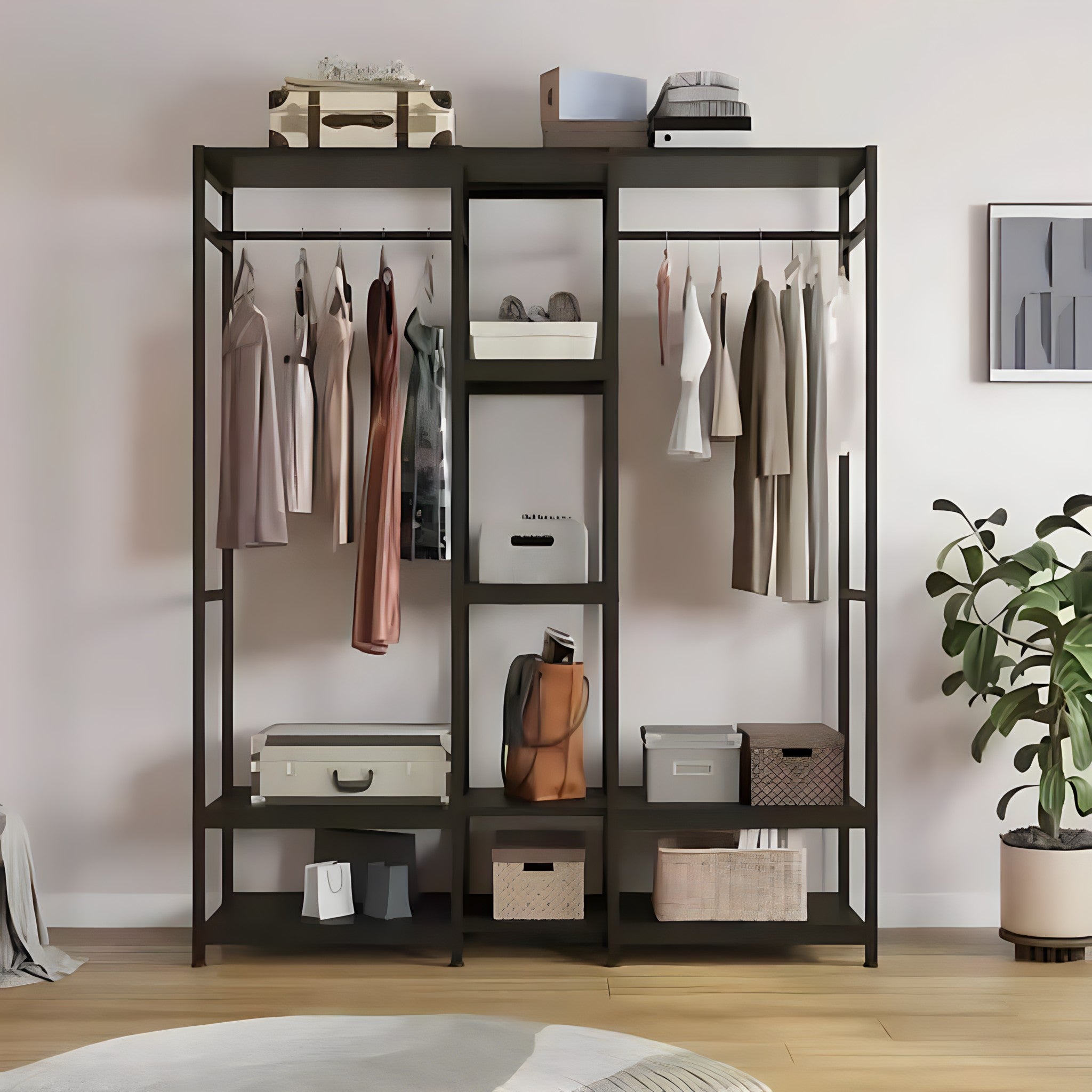 NArt52 - علاقة ملابس معدن بارفف