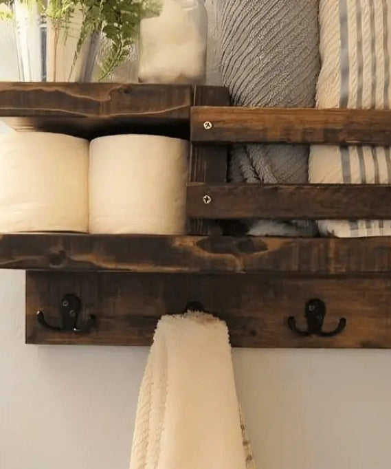 وحدة تخزين مع علاقة 15*55*28 سم - ROD120 - Homix