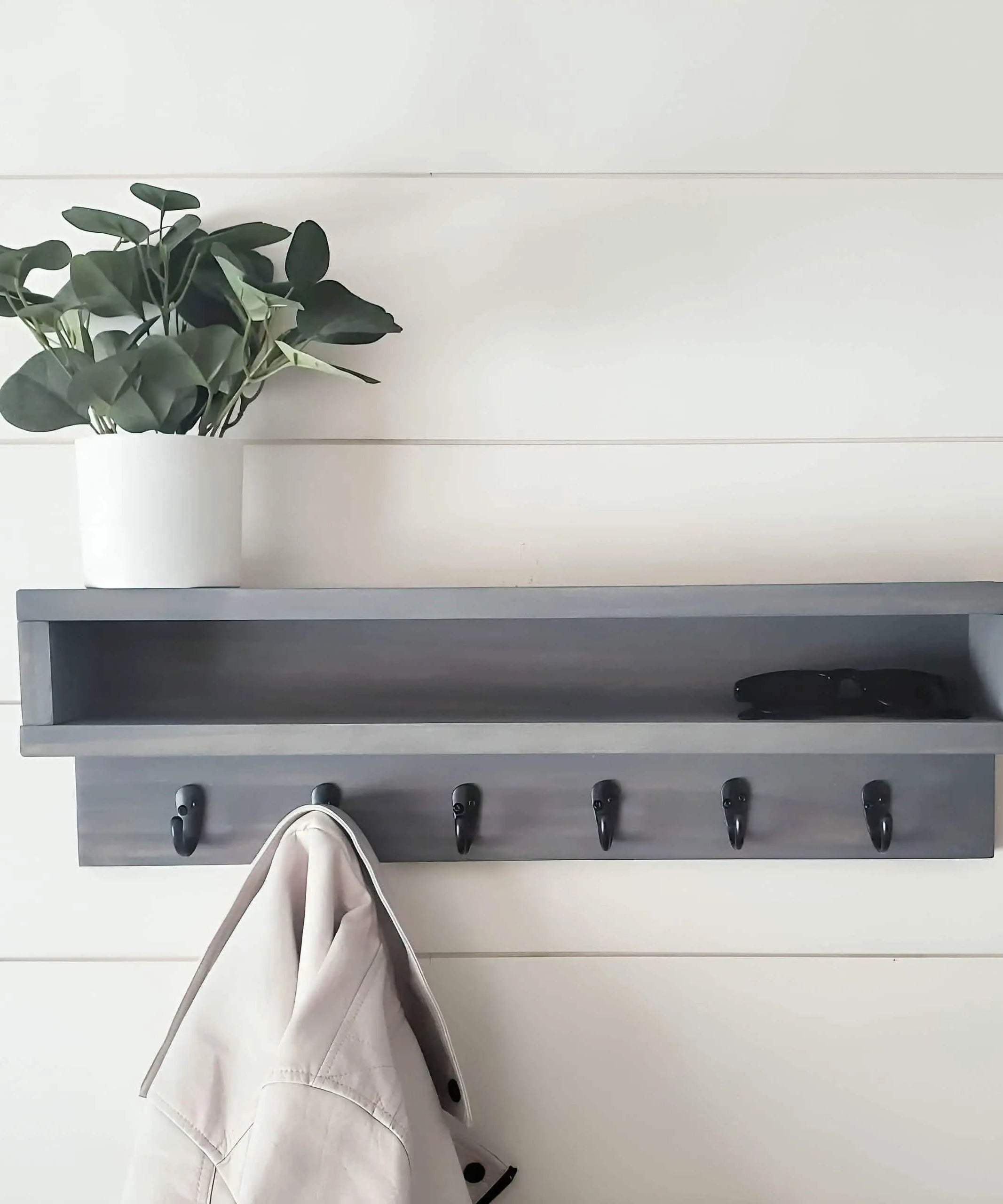 تسوق الأن من هومكس  رف خشبي معلق بعلاقات 15*65*25 سم - ROD136 بأفضل سعر وأفضل جودة 