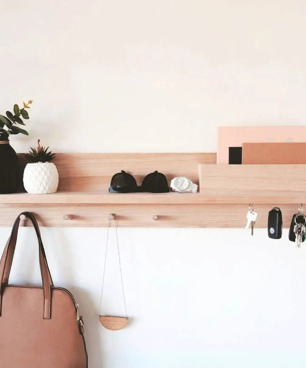 رف خشبي معلق 15*72*20 سم - ROD137 Art Wood