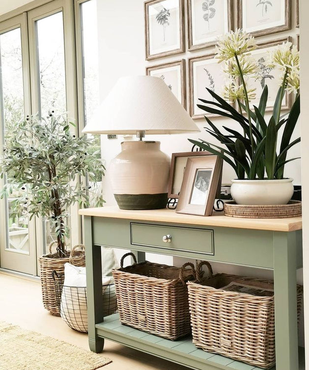 Natural Swedish wood console - ART.W.AW1056