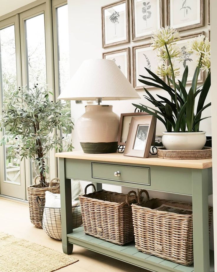 Natural Swedish wood console - ART.W.AW1056