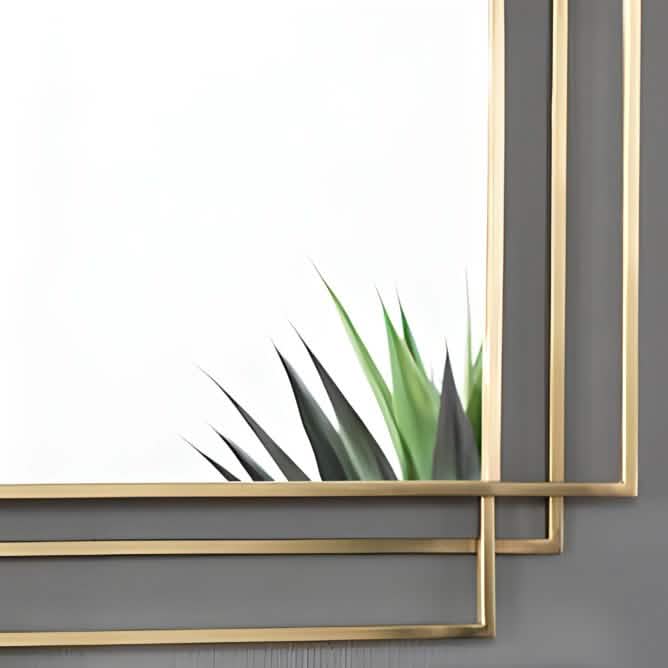 NArt161 - مرايا بإطار ذهبي