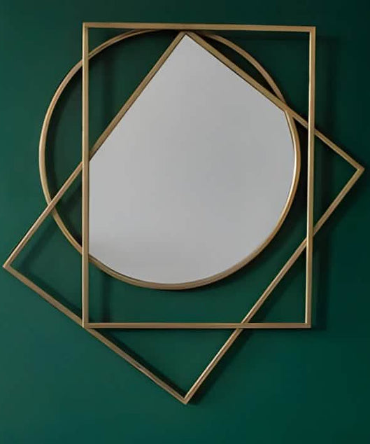 NArt171- مرايا بإطار ذهبي