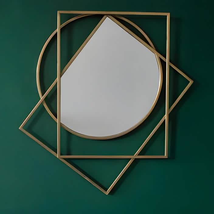 NArt171- مرايا بإطار ذهبي