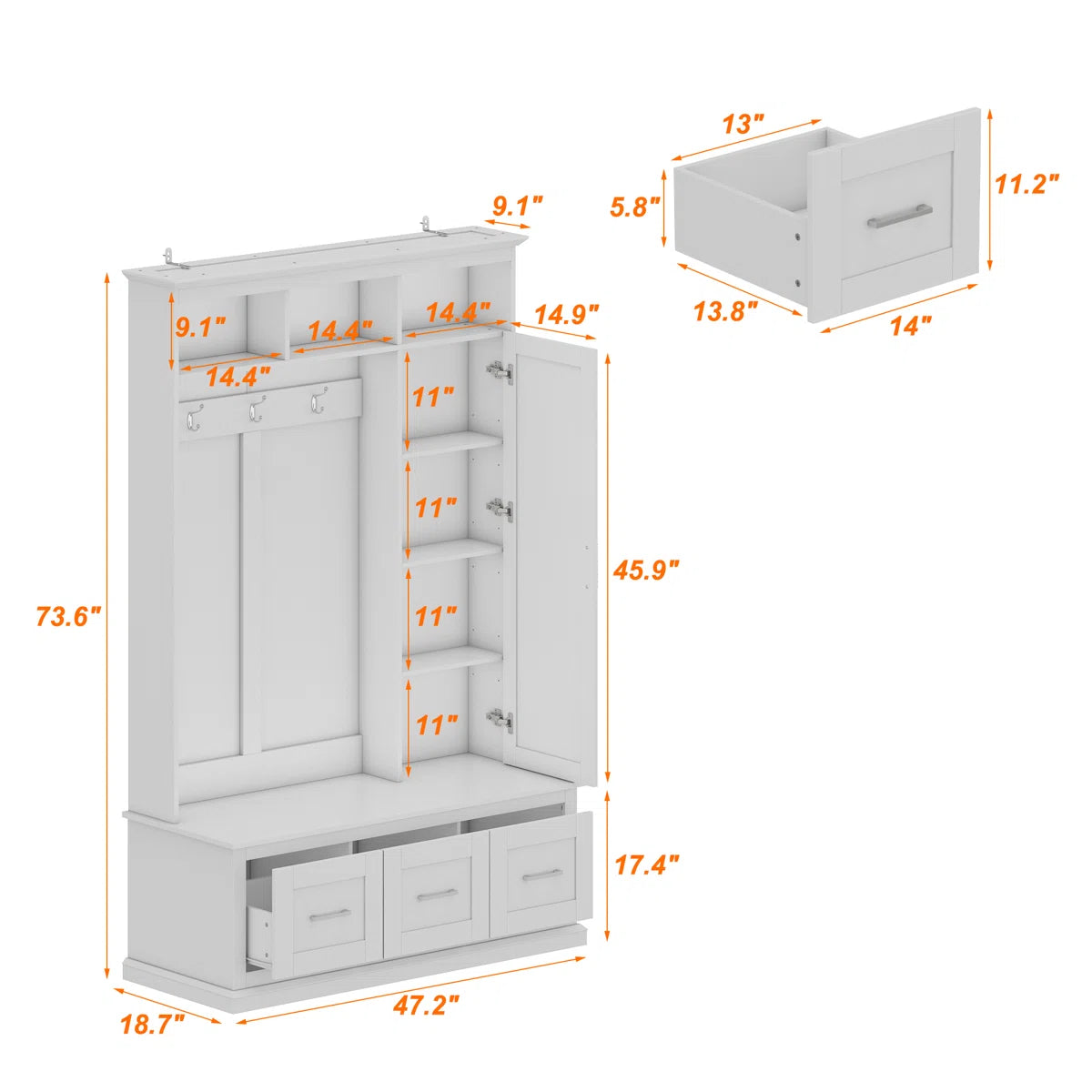 اثاث المدخل ART.W.A.11026