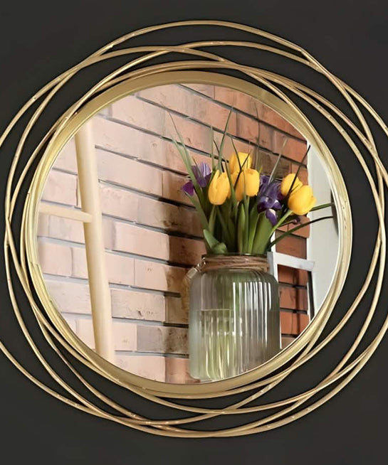 NArt174 - Gold Framed Mirrors