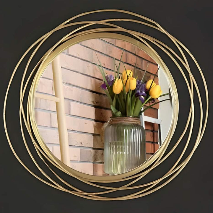 NArt174 - Gold Framed Mirrors