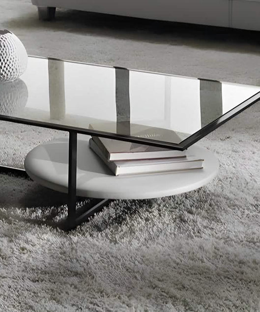 NArt212 - ترابيزة قهوة بسطح زجاج