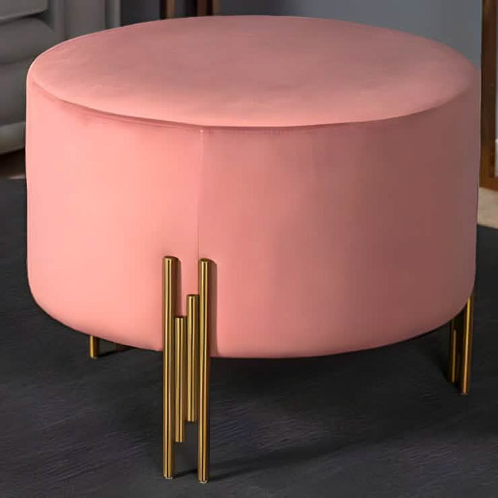 NArt264 - Metal and fabric pouf