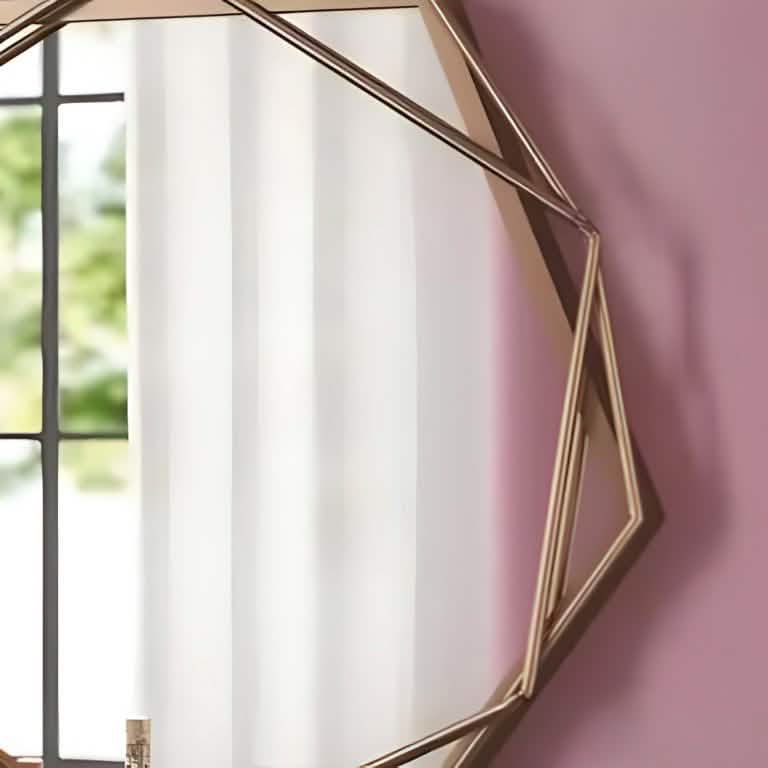 NArt176 - مرايا بإطار ذهبي