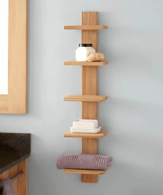 أرفف معلقة خشب موسكي 25*12.5*90 سم - ROD77 - Homix