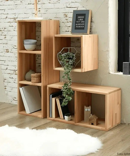 وحدة أرفف خشب كونتر 25*25*75 سم - ROD325 - Homix