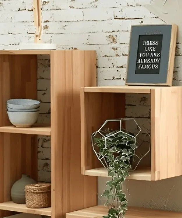 وحدة أرفف خشب كونتر 25*25*75 سم - ROD325 - Homix