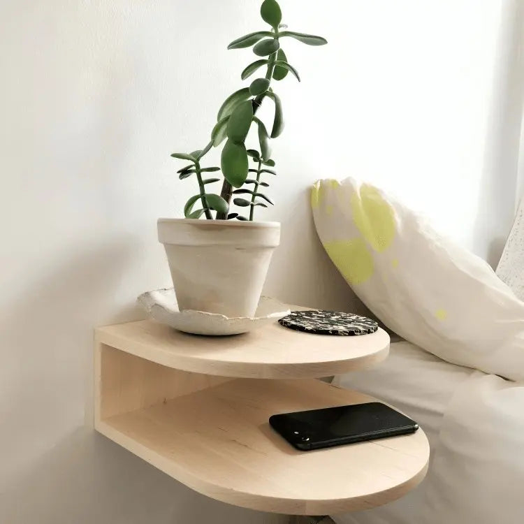 كومود خشب سويد طبيعي 29*40*21 سم - ROD252 - Homix