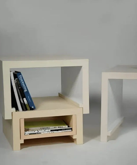 طقم ترابيزات جانبية 30*30*30 سم - ROD92 - Homix