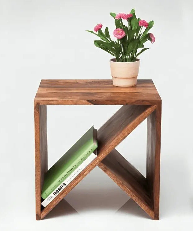 ترابيزة جانبية خشب موسكي 30*30*40 سم - ROD98 - Homix